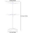 thumbnail image 4 of Display Stand 2 Tier Rotating Necklace Holder Jewelry Tree Bracelet Stand Display Organizer for Necklaces,Bracelets,Earrings,Ring, 4 of 8