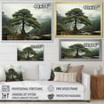 thumbnail image 4 of Designart "Tree Pines II" Landscape Trees Floater Framed Canvas Art Print, 4 of 7