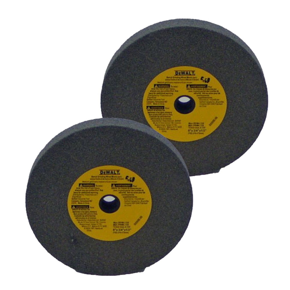 DeWalt DW756 Replacement (2 Pack) 6" Bench Grinder Stone 60 grit