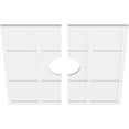thumbnail image 2 of 32"OD x 7"ID x 11"C x 1"P Rubik Architectural Grade PVC Contemporary Ceiling Medallion, Two Piece, 2 of 11