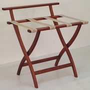 Wooden Mallet WallSaver? Luggage Rack-Finish:Mahogany