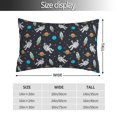 thumbnail image 2 of Yiaed Space Print Brushed Microfiber Envelope Pillowcases, Standard,Envelope Closure Pillow Cases(No pillow core)-16"x24", 2 of 6