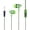 green, variant on 20pcs In-Ear Earphone Metal Heavy Bass Sound Quality Music Headset Noise Reduction Sport Earbuds
