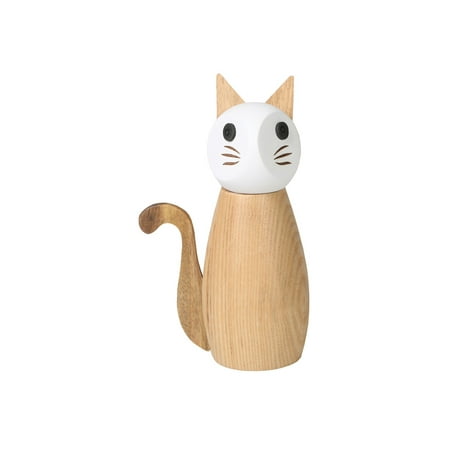 Cap Salt - Peterson House Cat Salt or Pepper Mill - Wooden Spice Grinder