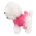 thumbnail image 2 of Perro de peluche electrónico interactivo para niños pequeños, juguete para caminar, cantar y con correa de control remoto, color rosa, 2 of 14