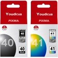 thumbnail image 1 of Cartuchos de tinta Vowdicua PG-40 CL-41 de alta capacidad, paquete de 2, 1 of 9