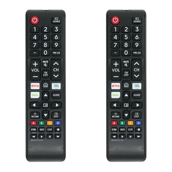 2-Pack BN59-01315A Remote Control Replacement - Compatible with Samsung UN55RU730DFXZA TV
