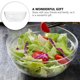 thumbnail image 5 of 1 PC Tazón transparente de frutas para el tazón para el tazón de ensalada para el hogar, 5 of 6