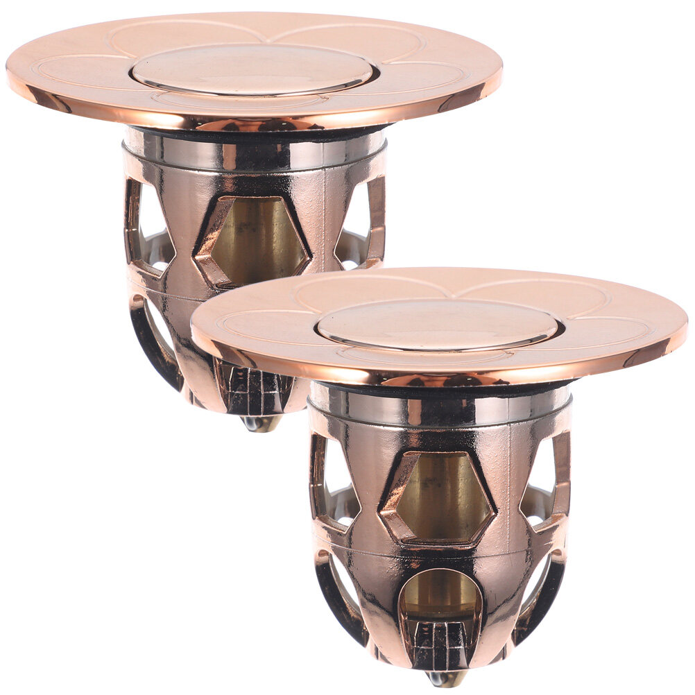 2pcs Bathtub Drain Plug Bathroom Sink Drainer Basin Drain Plug Stopper