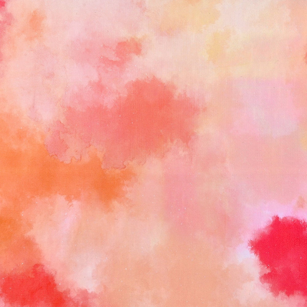 PU Leather Fabric sheet Self-adhesive Fabric Rectangle Cloud Pattern Orange Red 30x20x0.1cm