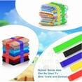 thumbnail image 4 of WWS-Towel Bands for Beach Chair, 6 Pcs Beach Towel Clips, 6 Colors Windproof Beach Towel Clip Bands, Stretchable and Colorful Beach Chair Bands for Cruise Chairs, Beach, Pool, 4 of 4