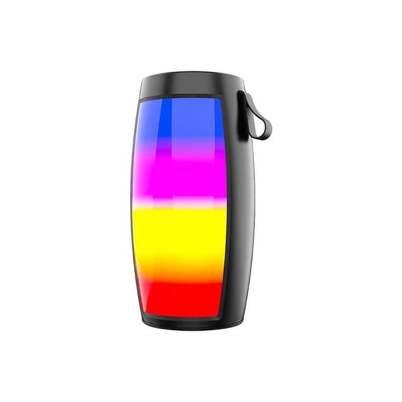 Portable Bluetooth Speakers with Colorful LED Lights - Creative Wireless Card-In Mini Subwoofer, Ideal for Outdoor Use and Gift Giving (Model 1202)