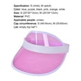 thumbnail image 7 of Transparent Visor Hats UV-proof Sweat Absorb Sun Protection Transparent Beach Visor Cap, 7 of 7
