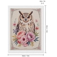 thumbnail image 2 of Diamond Art Kit for Adults, Owl Floral Art Nouveau Style Diamond Painting for Adults Beginners, 5D DIY Diamond Art Painting Kits, Colorful Diamond Painting Craft for Home Decor 12x16, 2 of 7