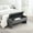 DARK GREY, variant on Modern Style Window Bench with Storage - Soft Seat for Reading and Relaxing in Bedroom