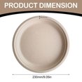 thumbnail image 3 of KEINXS Tableware Compostable Paper Plates Heavy Duty 60 Pack Biodegradable Disposable Plates Disposable Dinner Plates Made of Natural Sugarcane Wheat ，Microwave Table Chargers N, 3 of 9