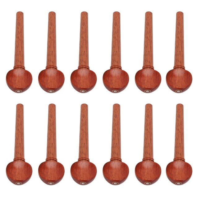 12Pcs Chaîne Peg Tuner en Palissandre Clé Pin Tuning Outil Accessoire Ensemble Kit