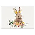 thumbnail image 1 of Hearth & Gear Napperons Lapin de Pâques Décoration de Table de Fête Tapis d'Isolation Napperons d'Automne pour Table Ronde Ensemble de 4 Serviettes Ensemble de Table Transparent Ensemble de Tapis d'Assiette Ensemble de Tapis d'Assiette Tissé, 1 of 6