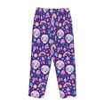 thumbnail image 3 of Lsque Skull mushroom rainbow Print Women's Pajama Pants, Lounge Pant - Comfortable Home Wear,Elastic Waistband, Stylish Design-Medium, 3 of 9