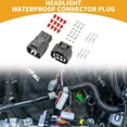 thumbnail image 2 of Conector de enchufe impermeable de 6 pines para faros, conector de terminal de cable macho y hembra, para Toyota, 1 juego, 2 of 6
