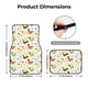 thumbnail image 5 of Fotbe Chickens A Juego de 4 Tapetes para Auto con Estampado – Alfombrillas de Goma Reforzada, Diseño Antideslizante, Protección para Todo el Año – Vehículos, Autos, Camionetas y SUVs, 5 of 7