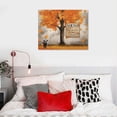 thumbnail image 4 of Nawypu Fall Autumn Leaves Wall Decor Nature Autumn Landscape Pictures Wall Art Fall Tree Canvas Print God Says You Are Painting Framed Modern Home Artwork Decorations For Bedroom Kitche20x16in, 4 of 4