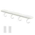 thumbnail image 2 of Kitchen Hanging Pot Rack, Cabinet Mounted Pot and Pan Hanging Rack with Adjustable 4 Hooks, Pull Out Cabinet Pantry Storage and Organization, 2 of 7