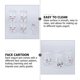 thumbnail image 3 of 5pcs 150ml Face Pudding Bottle Glass Heat-resistant Yogurt Containers Milk Cup Jelly Jar (Random Pattern), 3 of 3