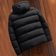 thumbnail image 3 of BXINGOHAI Men's Down Puffer Jacket with Hood Packable Lightweight Puffy Hooded Winter Coat Light Thin Insulated Jacket Black L, 3 of 6