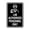 Black, variant on Portrait Round Lab Authorized Personnel Only Sign (Black /Gold) - Small
