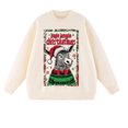 thumbnail image 6 of Karight Ugly Christmas Sweaters for Women, Santa Graphic Crewneck Long Sleeves Knit Pullover Tops Soft Warm Sweatshirts, 6 of 9