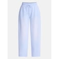 thumbnail image 5 of No Boundaries Mineral Wash Fleece Barrel Leg Pants, 29'' Inseam, Women's XXS-XXL, 5 of 5