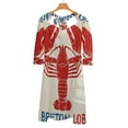 thumbnail image 6 of Le St-Jacques Lobster Flare Dress Square Neck Dress Elegant Female Fashion Printed Dress, 6 of 9
