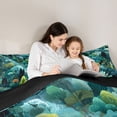 thumbnail image 5 of Manfei Jungle Trees 2pcs Bedding Comforter Set for Teens Boys Girls,Botanical Plants Twin Comforter Sets,Woodland Theme Breathable Bedding Set,Breathable Home Decor,Reversible, 5 of 8