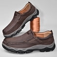 thumbnail image 2 of Men's Supportive Slip-On shoes- Imitation leather Comfortable Walking Shoes with Anti-Slip Sole for Driving & Casual Wear, 2 of 6