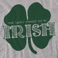 thumbnail image 2 of Lucky To Be Irish T-Shirt Unisex Graphic Tee For Men & Women, 2 of 7