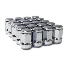 20Pc Chrome 7/16-20 Bulge Acorn Lug Nuts For Chevy Corvette Camaro Chevelle SS