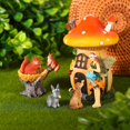 thumbnail image 5 of Interior Decoration Resin Craft Mushroom Room Set (6 Styles) 6 Pieces, 5 of 5