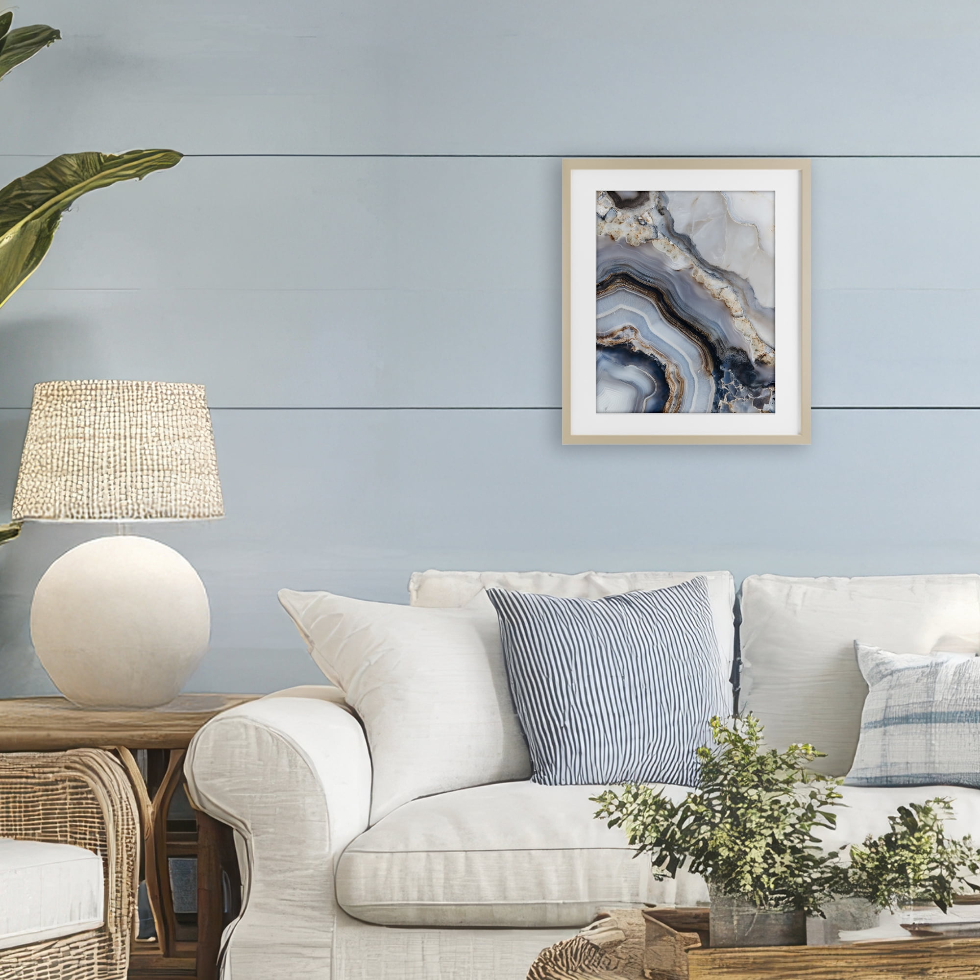Stupell Industries Geode Gemstone Layers Birch Framed Print Under Glass, design by Svetlana Aleynikova