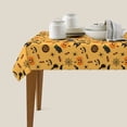 thumbnail image 4 of Halloween Table Cloth Rectangle Table 54x72in, Halloween 119 Water-Repellent Table Cover Halloween Decor, Tablecloth Wrinkle Resistance for Halloween Decorations, 4 of 6