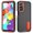 Black/Orange, variant on KAWOO Shockproof Back Cover Cell Phone Case for Samsung Galaxy A15, Light Blue