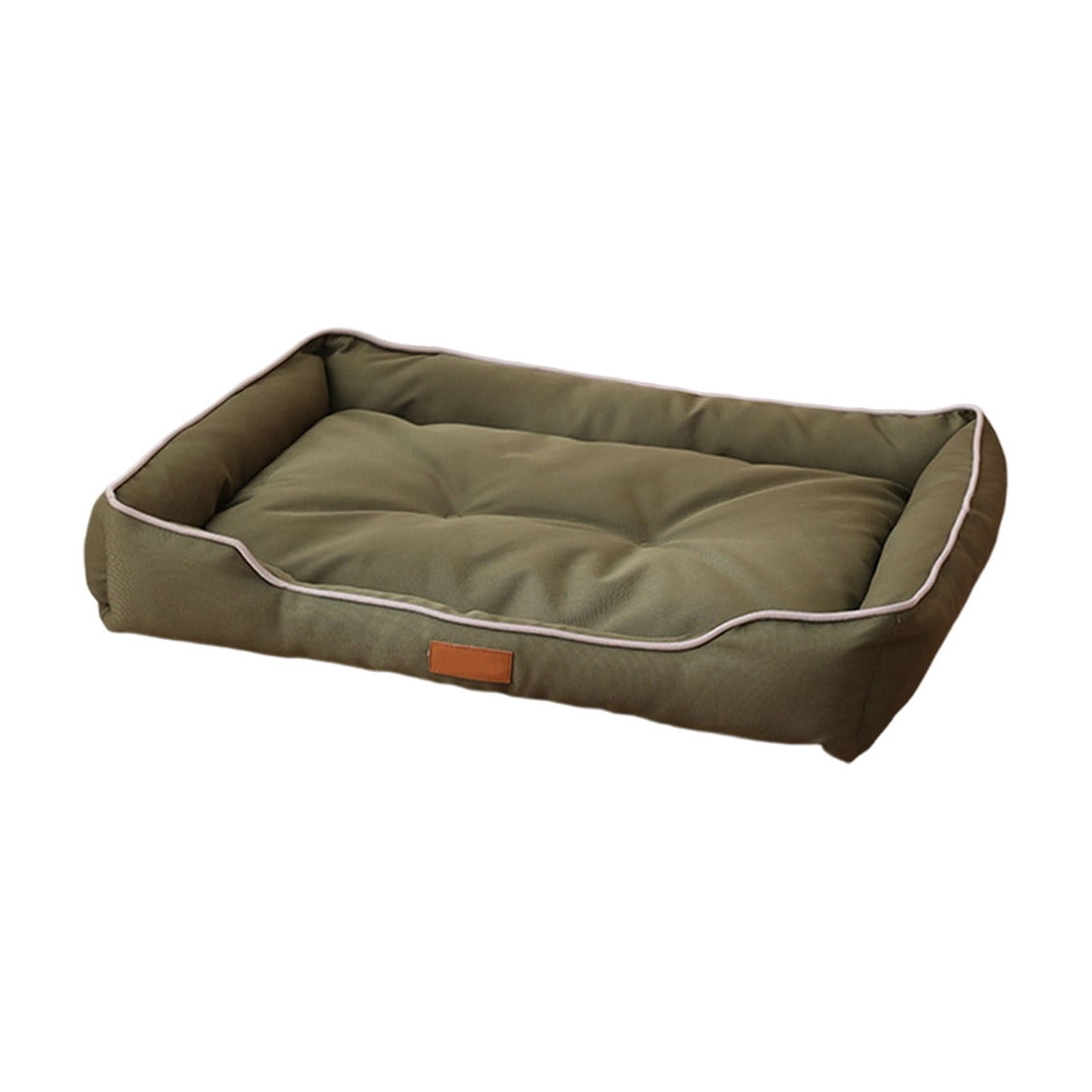 Orthopedic Pet Sofa Bed Cushion Soft Cotton Filled Dog Cat Bed Removable Washable Pet Sleeping Mat Anti Anxiety Supportive Thick Plush Comfort Cushion for Small Medium Dogs Cats