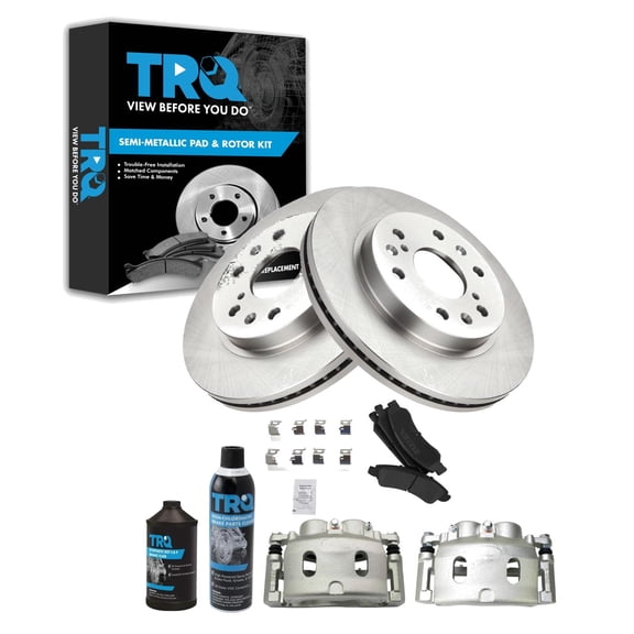 TRQ Front Brake Pad & Rotor Kit Fits 08-19 Cadillac 08-20 Chevrolet GMC
