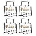 thumbnail image 1 of 4set Compatible avec le Kit de Réparation de Carburateur de Moto Zxr400 1991-1999, 1 of 4