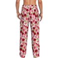 thumbnail image 3 of Xecao Rose Flowers Men's Straight Lounge Pajama Pants: The Ultimate in Comfortable Sleepwear, 3 of 9