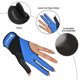 thumbnail image 4 of Guante de billar de 3 s Guante de taco de billar Snooker con correa de muñeca ajustable Azul Cola Guantes de billar, 4 of 8