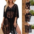 thumbnail image 2 of Women Beach Cover up Shirt Breathable Cotton Blend Fabric Quick Dry Technology for Swimming Pool Parties Comfort, 2 of 8