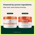thumbnail image 4 of The Genius Brand Genius Electrolytes - Electrolyte Powder for Active Lifestyles - Supports Hydration, Energy, Endurance, Muscle Growth & Recovery - Lemon Lime - 30 Servings, 4 of 9