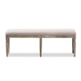 thumbnail image 2 of Baxton Studio Clairette Wood Traditional French Bench, 2 of 6
