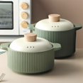 thumbnail image 4 of 2.6L/3.6L Household Ceramic Casserole High Temperature Resistant Kitchen Soup Pot Multifunctional Cooking Pots, 4 of 6